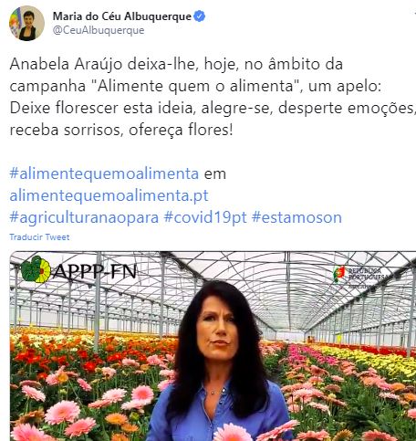 El Gobierno de Portugal lanza una campaña para potenciar el consumo de flores y alimentos del país durante la crisis sanitaria