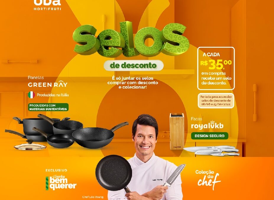 CAMPANHA DA REDE OBA INSPIRA PELO MODELO DE ATIVAÇÃO (SERVE PARA GARDENS…)