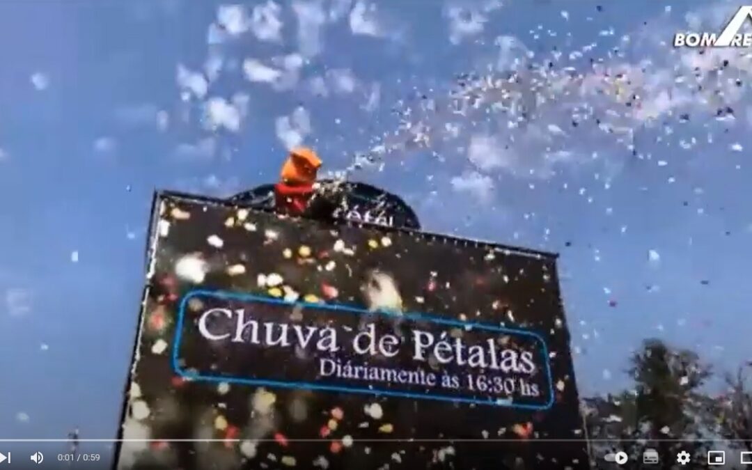 CHUVA DE PETALAS ABRE A EXPOFLORA 2023!